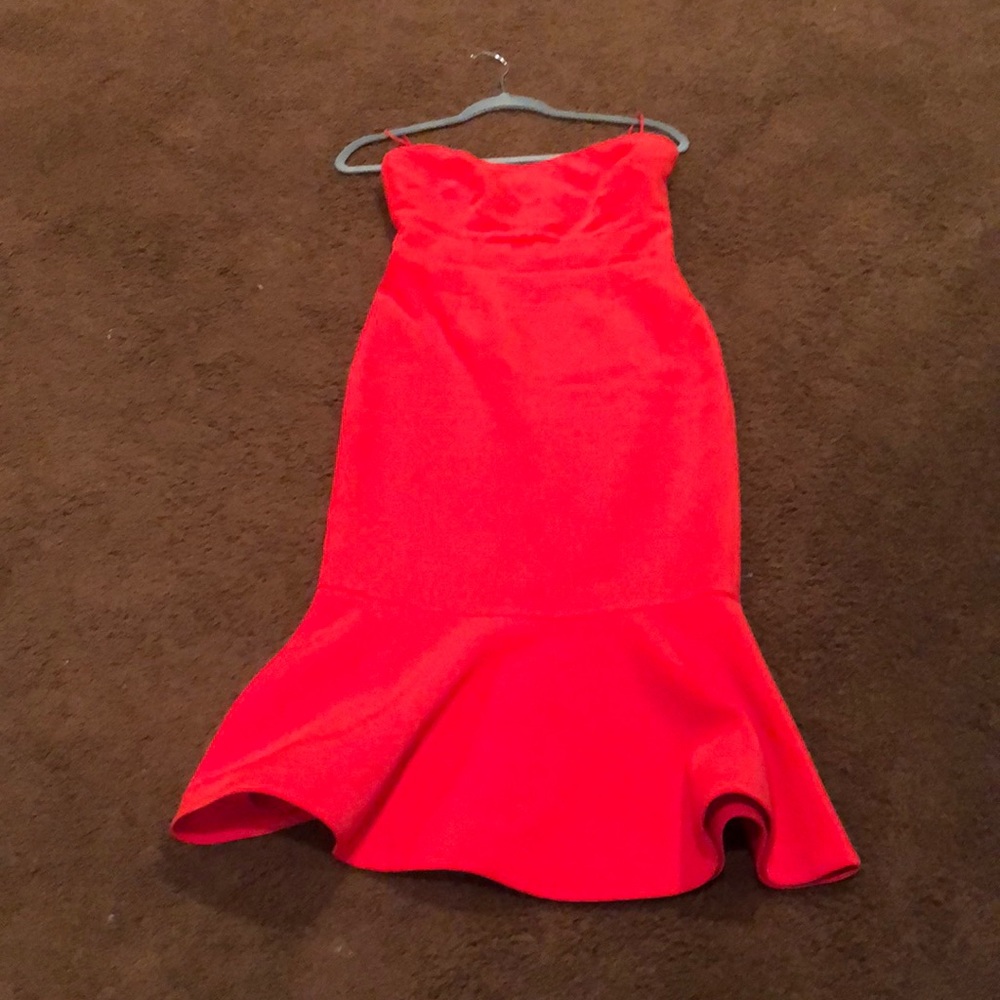 Stunning red party dress